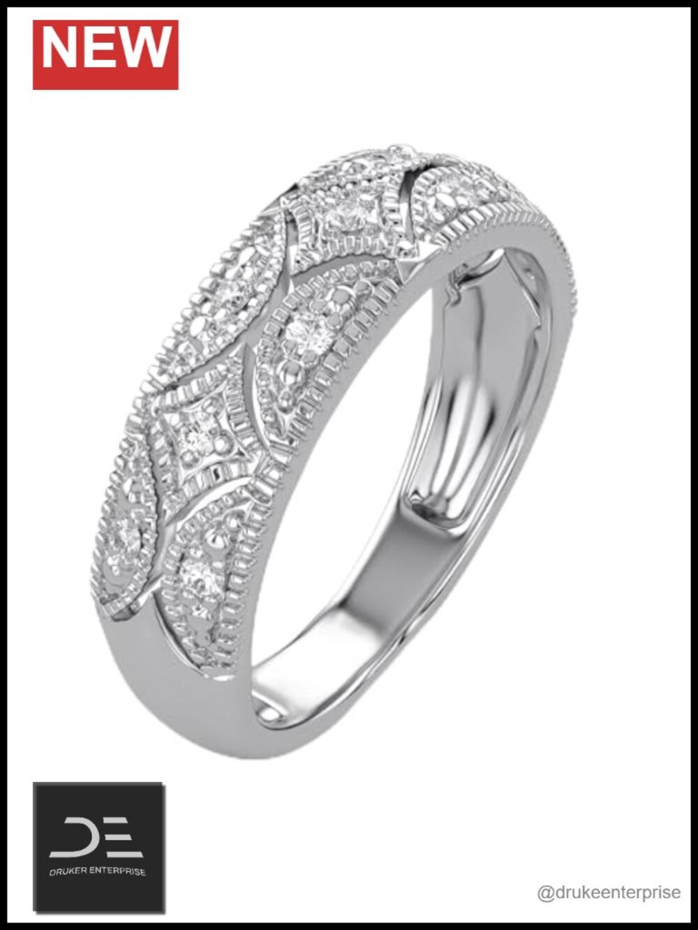 14K Gold Over Sterling Silver Wedding Band Ring for Women